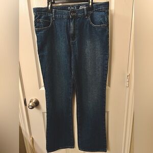 The Children's Place Boys' Basic Bootcut Jeans 16Husky